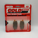 Plaquettes de frein Goldfren AD : AD114 ≈ FA169 / VD247 / SBS619