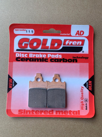 Plaquettes de frein avant Goldfren AD : Yamaha DT50 DT 50 (1997-2002)