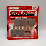 Plaquettes de frein Goldfren AD : AD119 ≈ FA175 /