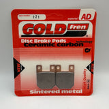 Plaquettes de frein Goldfren AD : AD121 ≈ FA115 / VD946 / SBS559