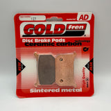 Plaquettes de frein Goldfren AD : AD127 ≈ FA068 / VD420/S / FDB298/R / SBS539 / SBS540
