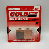 Plaquettes de frein Goldfren AD : AD137 ≈ FA260 / FDB2057 / SBS724