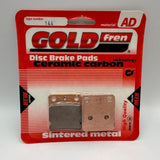 Plaquettes de frein Goldfren AD : AD144 ≈ FA054 / VD120 / FDB250 / SBS536
