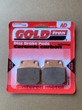 Plaquettes de frein arrière Goldfren AD : Honda CB450 CB 450 (1989-1992)