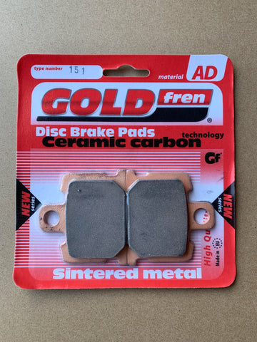 Plaquettes de frein avant Goldfren AD : Yamaha XJ550 XJ 550 (1981-1983)