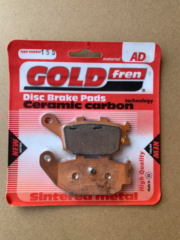 Plaquettes de frein arrière Goldfren AD : Honda NSS250 NSS 250 (2001-2004)