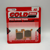 Plaquettes de frein Goldfren AD : AD159 ≈ FA050 / FDB213 / SBS532