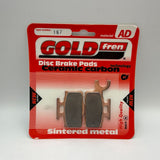 Plaquettes de frein Goldfren AD : AD167 ≈ FA302 / VD440 / FDB2110SG / SBS752