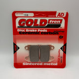 Plaquettes de frein Goldfren AD : AD168 ≈ FA303 / VD9001 / FDB2109 / SBS802