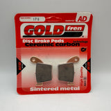 Plaquettes de frein Goldfren AD : AD176 ≈ FA346 / VD168 / FDB2139 / SBS777