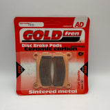 Plaquettes de frein Goldfren AD : AD180 ≈ FA164 / VD938 / SBS636