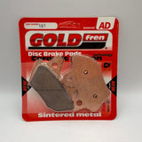 Plaquettes de frein Goldfren AD : AD181 ≈ FA299 / FA400 / VD971 / FDB2097 / SBS750