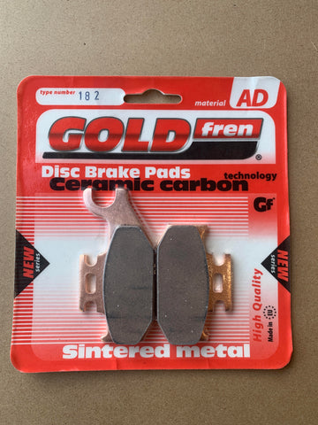 Plaquettes de frein arrière Goldfren AD : Yamaha YFM400 YFM 400 (2000-2006)