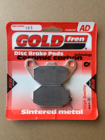Plaquettes de frein arrière Goldfren AD : Kawasaki KSF90 KSF 90 (2007-2014)