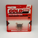 Plaquettes de frein Goldfren AD : AD190 ≈ FA325 / VD991 / FDB2183 / SBS794