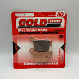 Plaquettes de frein Goldfren AD : AD191 ≈ FA368 / VD997 / FDB2165 / SBS791