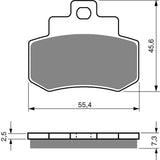 Plaquettes de frein Goldfren AD : AD192 ≈ FA356 / VD988 / SBS776