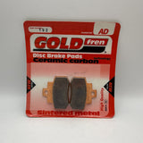 Plaquettes de frein Goldfren AD : AD192 ≈ FA356 / VD988 / SBS776