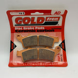Plaquettes de frein Goldfren AD : AD193 ≈ FA324 / VD9017 / FDB2105 / SBS761