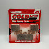 Plaquettes de frein Goldfren AD : AD200 ≈ FA369/4 / VD354 / FDB2164 / SBS788