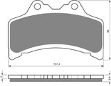 Plaquettes de frein avant Goldfren AD : Yamaha GTS1000 GTS 1000 (1993-1996)