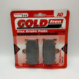Plaquettes de frein arrière Goldfren AD : Suzuki VL1500 VL 1500 (2002-2009)