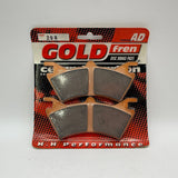 Plaquettes de frein Goldfren AD : AD208 ≈ FA313R / VD973 / SBS757