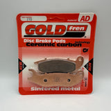 Plaquettes de frein Goldfren AD : AD210 ≈ FA375 / VD177 / FDB2169 / SBS180 / SBS797