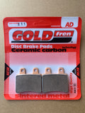 Plaquettes de frein arrière Goldfren AD : Yamaha DT50 DT 50 (2003-2008)