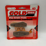 Plaquettes de frein Goldfren AD : AD215 ≈ FA374 / / FDB2147