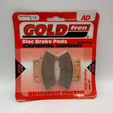 Plaquettes de frein Goldfren AD : AD216 ≈ FA232 / VD950