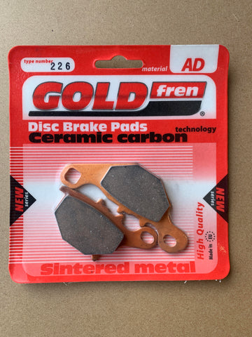 Plaquettes de frein arrière Goldfren AD : Suzuki RM85 RM 85 (2005-2013)