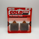 Plaquettes de frein Goldfren AD : AD236 ≈ FA273 / FDB2135 / SBS756