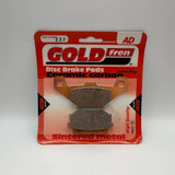 Plaquettes de frein Goldfren AD : AD237 ≈ FA297 / VD9019 / FDB2129 / SBS745