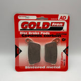 Plaquettes de frein Goldfren AD : AD242 ≈ FA436 / VD174 / FDB2221 / SBS834