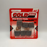 Plaquettes de frein Goldfren AD : AD246 ≈ FA442/4 / VD277 / FDB2217 / SBS839