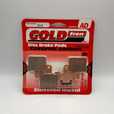 Plaquettes de frein Goldfren AD : AD249 ≈ FA417/4 / VD444 / FDB2220 / SBS838