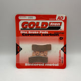 Plaquettes de frein Goldfren AD : AD250 ≈ FA448
