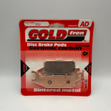 Plaquettes de frein Goldfren AD : AD252 ≈ FA443 / VD279/2 / FDB2231 / SBS850