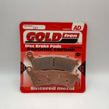 Plaquettes de frein Goldfren AD : AD257 ≈ FA388 / VD172 / FDB2196 / SBS192 / SBS828