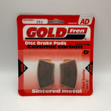 Plaquettes de frein Goldfren AD : AD260 ≈ FA463 / SBS867
