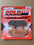 Plaquettes de frein arrière Goldfren AD : Suzuki AN650 AN 650 (2003-2013)