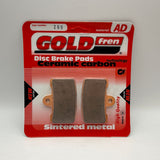Plaquettes de frein Goldfren AD : AD269 ≈ FA454/4 / VD9038 / FDB2240 / SBS856