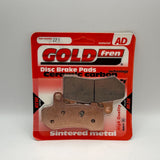Plaquettes de frein Goldfren AD : AD271 ≈ FA409 / VD9025 / FDB2210 / SBS830