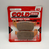 Plaquettes de frein Goldfren AD : AD272 ≈ FA381 / VD9009 / FDB2179 / SBS807