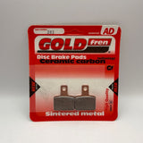 Plaquettes de frein Goldfren AD : AD282 ≈ FA495 / FDB2267SG / SBS895