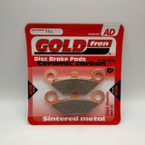 Plaquettes de frein Goldfren AD : AD284 ≈ FA453