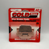 Plaquettes de frein Goldfren AD : AD287 ≈ FA415 / FA698 / VD173 / FDB2212 / SBS193