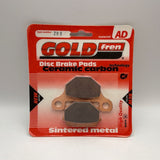 Plaquettes de frein Goldfren AD : AD289 ≈ FA093 / FDB384 / SBS585