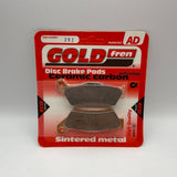 Plaquettes de frein Goldfren AD : AD292 ≈ FA363 / / FDB2039 / SBS742
